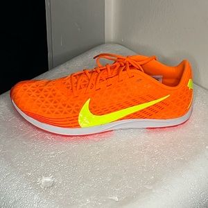 Nike Mens Zoom Rival Waffle 5  Orange Racing Shoes Sneakers 8.5 New
